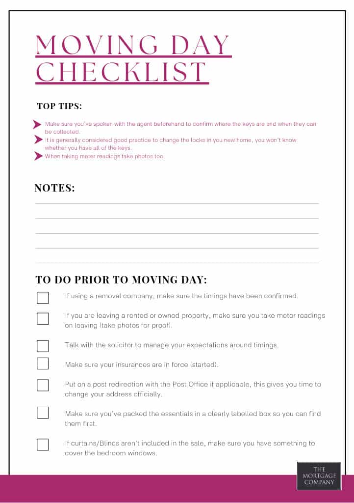 Moving Day Checklist1024 1